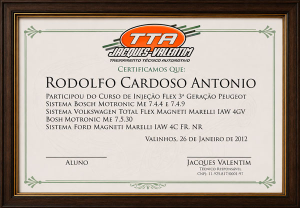 Certificado